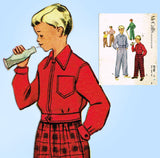 McCall's 8746: 1950s Toddler Boys Suit w Battle Jacket Sz6 Vintage Sewing Pattern -Vintage4me2