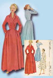 1950s Vintage McCall's Sewing Pattern 9082 Misses Housecoat or Dress Size 30 B - Vintage4me2