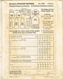1930s Vintage McCall Sewing Pattern 9398 Charming Little Girls Dress Size 8