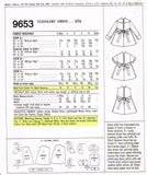 McCall 9653: 1960s Uncut Baby Girls Pleated Dress Size 3 Vintage Sewing Pattern