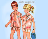 1960s Vintage McCalls Sewing Pattern 9691 Uncut Unisex Toddler Play Clothes Sz 2