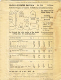 McCall 9926: 1930s Cute Toddler Girls Dress Size 6 Vintage Sewing Pattern