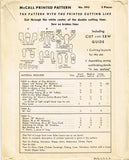 1940s Vintage McCall Pattern 993 Rare Uncut WWII Misses Shoes Sandals Sz MED