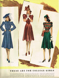 Instant Digital Download 1930s McCall Fashion Book Fall 1939 Quarterly Catalog Ebook