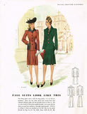 1940s Digital Download McCall Fall 1941 Fashion Book Magazine Pattern Book Catalog