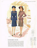 1940s Digital Download McCall Fall 1941 Fashion Book Magazine Pattern Book Catalog