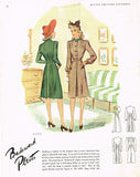 1940s Digital Download McCall Fall 1941 Fashion Book Magazine Pattern Book Catalog
