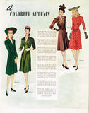 1940s Digital Download McCall Fall 1941 Fashion Book Magazine Pattern Book Catalog
