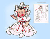 1950s Vintage 20" Sample Baby Doll Clothes Uncut 1951 McCall Sewing Pattern ORIG