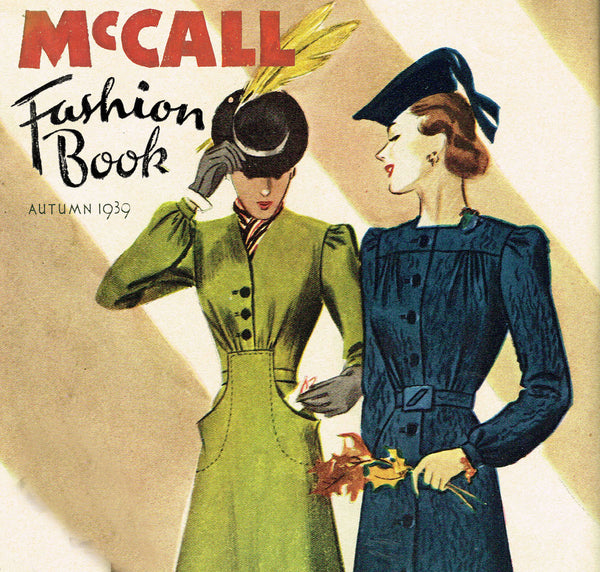 Instant Digital Download 1930s McCall Fashion Book Fall 1939 Quarterly Catalog Ebook