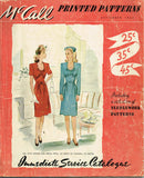 1940s Vintage McCall Counter Catalog Septemer 1944 Pattern Book Digital Download