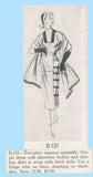 1950s Rare Uncut Modes Royale Sewing Pattern D-121 Misses Sun Dress & Stole 32B