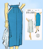 New York 1030: 1950s Uncut Misses Skirt w Pockets Sz 22 W Vintage Sewing Pattern