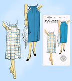 New York 1030: 1950s Uncut Misses Skirt w Pockets Sz 22 W Vintage Sewing Pattern