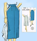 New York 1030: 1950s Uncut Misses Skirt w Pockets Sz 24 W Vintage Sewing Pattern