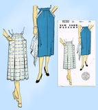 New York 1030: 1950s Uncut Misses Skirt w Pockets Sz 24 W Vintage Sewing Pattern