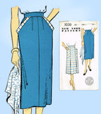 New York 1030: 1950s Uncut Misses Skirt w Pockets Sz 34 W Vintage Sewing Pattern