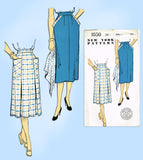 New York 1030: 1950s Uncut Misses Skirt w Pockets Sz 34 W Vintage Sewing Pattern