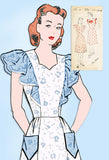 1940s Vintage New York Sewing Pattern 107 Misses Pinafore Dress Size 36 Bust from Vintage4me2