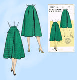 New York 1127: 1950s Uncut Misses Skirt w Pockets Sz 26 W Vintage Sewing Pattern
