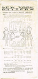 1940s Vintage New York Sewing Pattern 1262 Sweet Uncut Girls Princess Dress Sz8