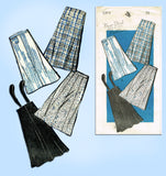 New York 1314: 1940s Uncut Misses Skirt Set Sz 24 W Vintage Sewing Pattern