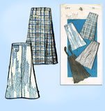 New York 1314: 1940s Uncut Misses Skirt Set Sz 24 W Vintage Sewing Pattern