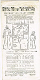New York 1348: 1940s Uncut Little Girls Pajamas Size 10 Vintage Sewing Pattern