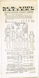 1940s Vintage New York Sewing Pattern 1493 Sweet Uncut Toddler Girls Dress Sz 6