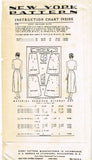 New York 372: 1950s Uncut Misses Skirt w Pockets Sz 24 W Vintage Sewing Pattern
