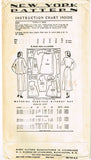 New York 409: 1940s Uncut Maternity Dress & Jacket 34B Vintage Sewing Pattern