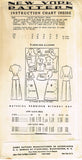 New York 473: 1950s Uncut Misses Peplum Dress Sz 32 Bust Vintage Sewing Pattern
