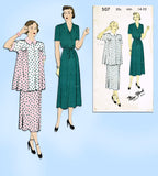 New York 507: 1950s Uncut Misses Maternity Suit Sz 32 B Vintage Sewing Pattern