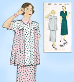 New York 507: 1950s Uncut Misses Maternity Suit Sz 32 B Vintage Sewing Pattern