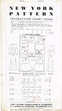 New York 531: 1950s Uncut Misses 2 Piece Dress Size 31 B Vintage Sewing Pattern