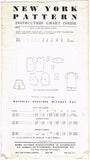1950s Vintage New York Sewing Pattern 645 Uncut Little Boy's Swim Suit & Shirt Sz 10