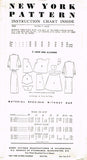 New York 653: 1950s Uncut Misses Maternity Suit Sz 32 B Vintage Sewing Pattern