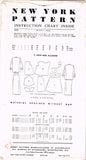 New York 653: 1950s Uncut Misses Maternity Suit Sz 36 B Vintage Sewing Pattern