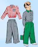 1940s New York Sewing Pattern 762 Cute Uåncut Toddler Boys 2 Piece Suit Size 2