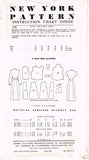 New York 798: 1950s Uncut Misses Shirtwaist Dress Sz 32 B Vintage Sewing Pattern