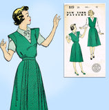 New York 819: 1950s Uncut Misses Jumper & Blouse Sz 12 Vintage Sewing Pattern