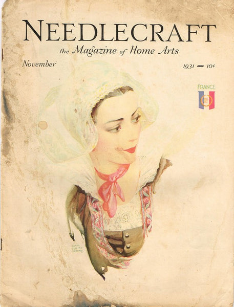 1930s Rare Vintage Needlecraft Magazine November 1931 31 Pages ORIG - Vintage4me2