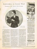 1930s Rare Vintage Needlecraft Magazine November 1931 31 Pages ORIG - Vintage4me2