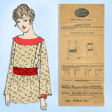New Idea 9364: 1910s Plus Size Ladies Waist or Blouse 40B Vintage Sewing Pattern