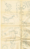 1930s Vintage Numo Embroidery Transfer C8973 Uncut Nursery Rhyme Crib Quilt