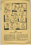 1930s Vintage Numo Embroidery Transfer C8973 Uncut Nursery Rhyme Crib Quilt