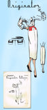 1950s Very Rare Originator Designer Pattern 1231 Uncut Misses Slender Skirt 24W