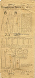 Pictorial Review 1940: 1920s Womens Flapper Wedding Dress Sz 42B Vintage Sewing Pattern