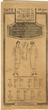 1920s Vintage Pictorial Review Sewing Pattern 2672 Misses Flapper Dress Sz 38 B