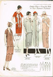 1920s Vintage Pictorial Review Sewing Pattern 2672 Misses Flapper Dress Sz 38 B